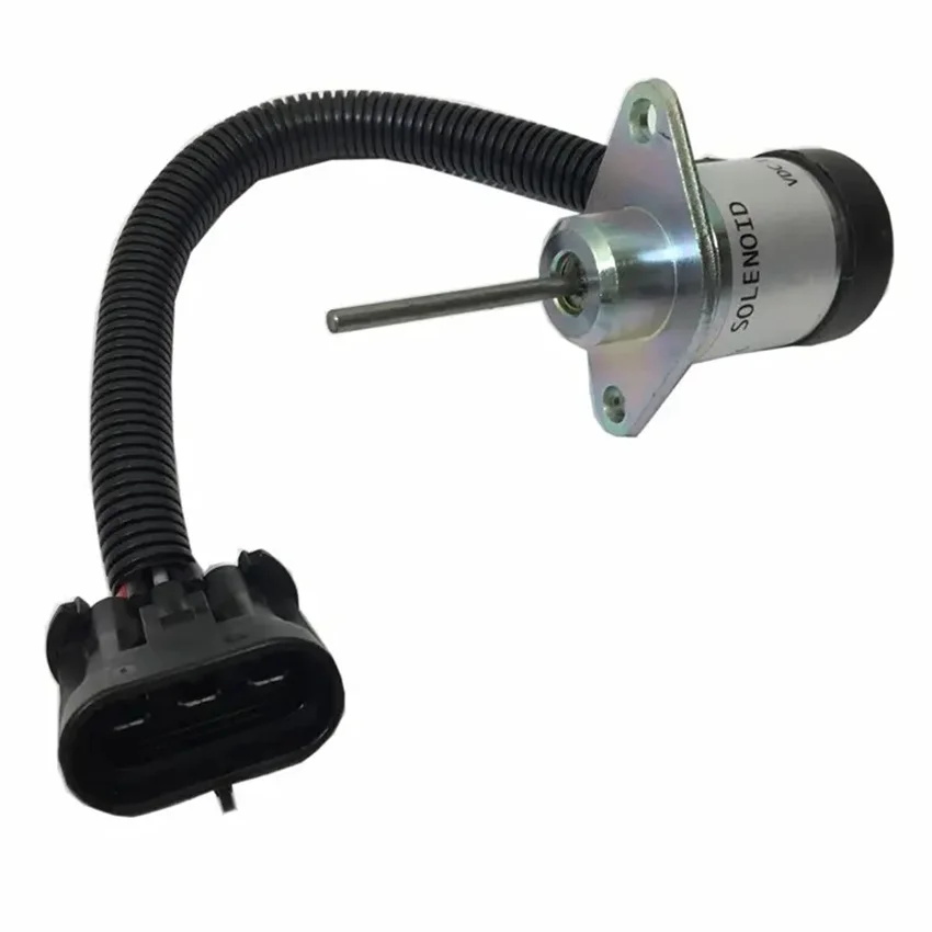 

12V Fuel Solenoid 6691313 for Backhoe Loader B300 BL370 Skid Steer T110 T140 T180 T190