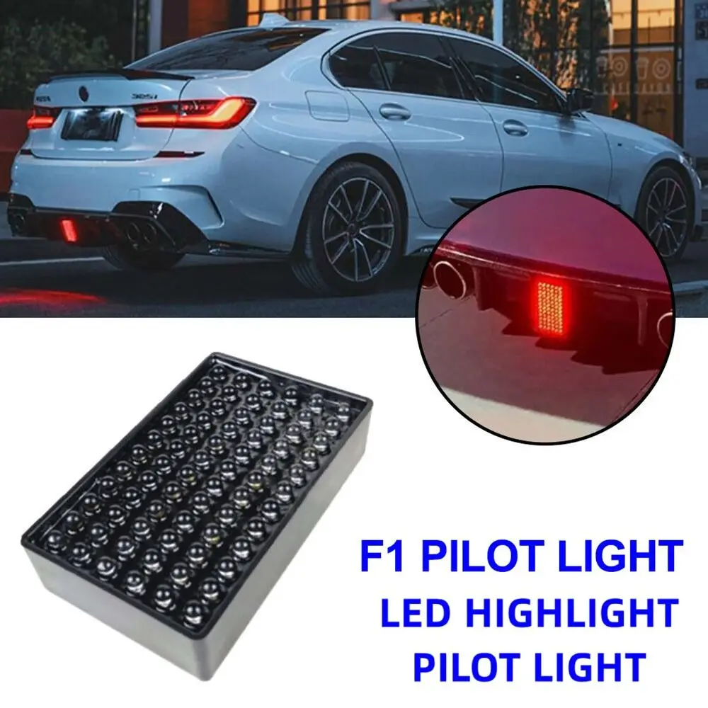 

Rear Lip Light 72 LED 12V Rear Brake Lamp Strobe Flashing Tail Stop Light LED Indicator Rear Tail Lights