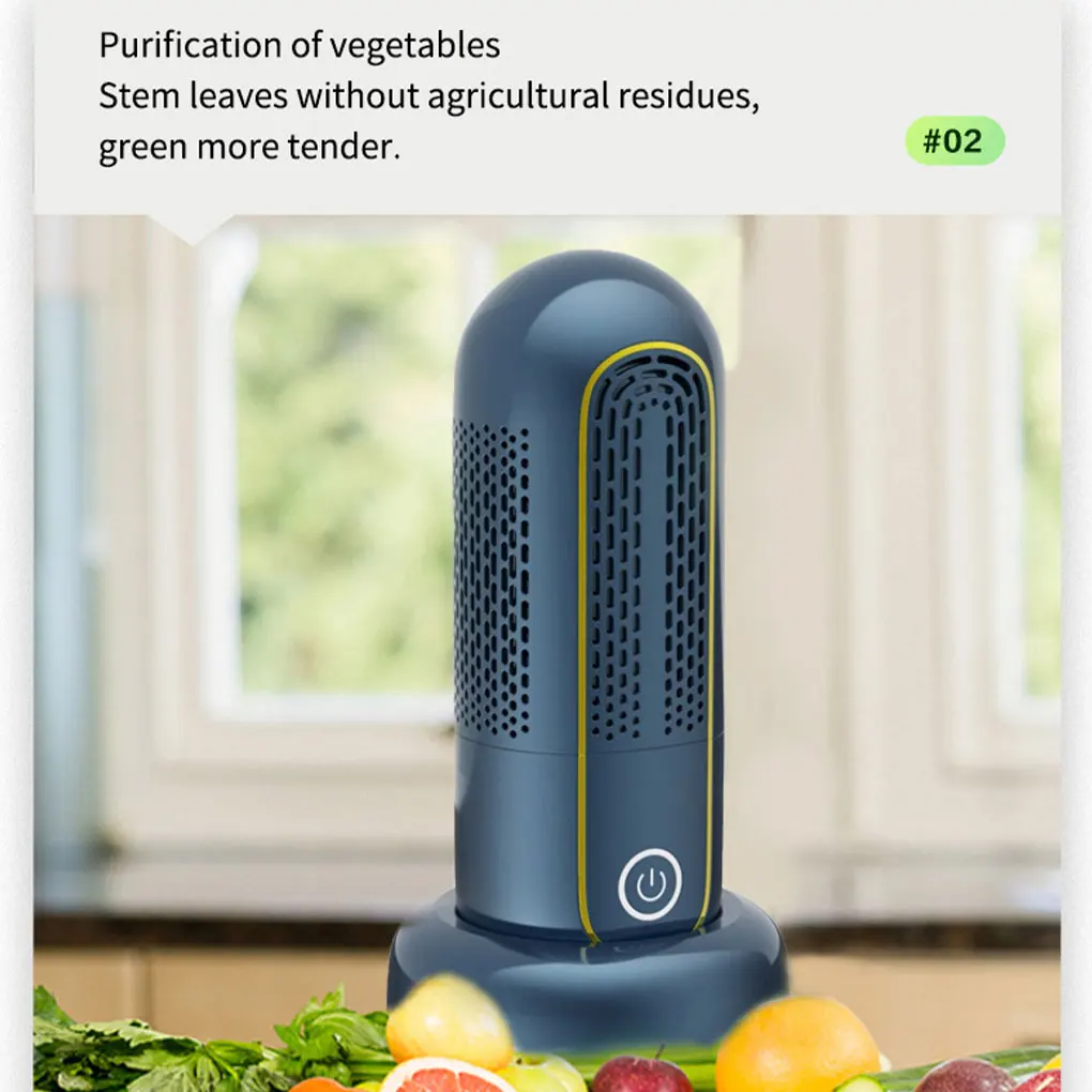 Imagem -03 - Máquina de Lavar Multifuncional de Frutas e Vegetais Abs Aplicações Amplas Recarregáveis