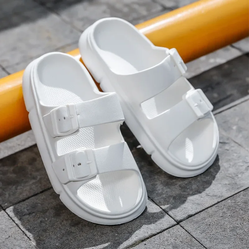 

Уличные тапочки большого размера, мужские летние сандалии, мужские уличные пляжные сандалии, домашние тапочки для пар, тапочки для родителей и детей, новинка 2023 года