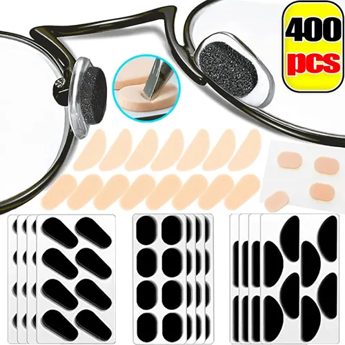 Almohadillas nasales de espuma EVA, parche para aliviar la presión del puente Nasal, pegatinas antideslizantes, almohadilla para la nariz, accesorios antideslizantes para gafas