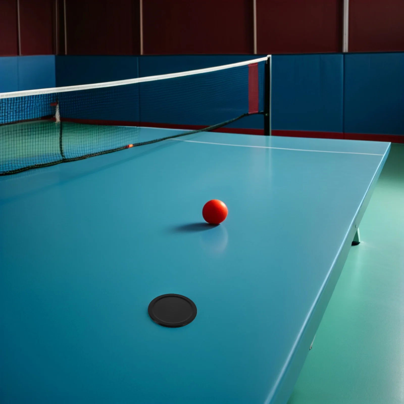 20 قطعة من كرات الهوكي البلاستيكية - قطع غيار لعبة الطاولة 64 مم - تصميم خفيف الوزن منخفض الضوضاء لتدريب هوكي الهواء #2