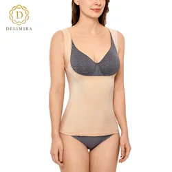 Shapewear sottoseno da donna Busto aperto Cami Controllo pancia Taglie forti Body Shaper Beige Nero Traspirante