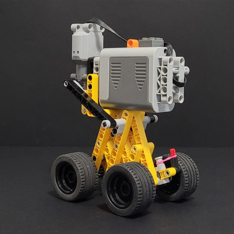 MOC Customed Technical Extending Cars Buiding Blocks Model With Large Power Functions Motor Battery Box Bricks DIY Creative Toys