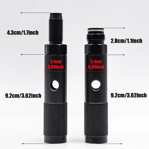 Imagen 2 del producto Adaptador de carga rápida de cilindro pequeño de CO2 de dióxido de carbono de 12 gramos para deportes al aire libre de agua gaseosa