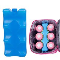 New Gel Freezer Ice Blocks Reusable Cool Cooler Pack Bag Water injection Picnic Travel Lunch Box Fresh Food Storage  650ml