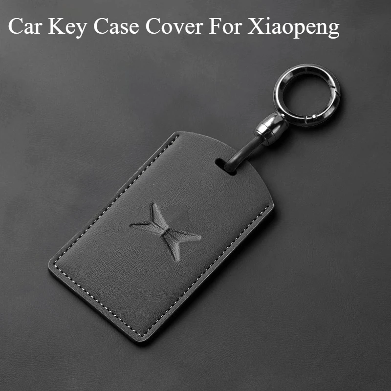 

Car Key Case Cover For Xiaopeng G6 P7 P7i P5 G3 G3i G6 G9 X9 MONA M03 Leather Keychain Shell Cover Fob
