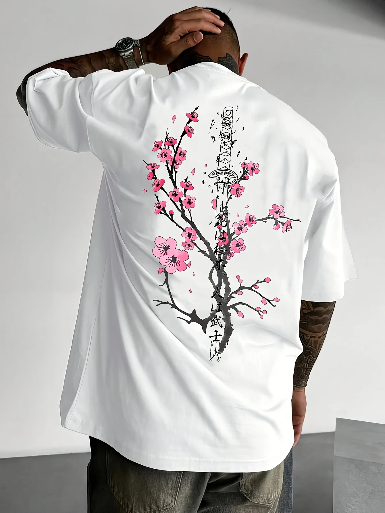 The new men's T-shirt for the summer of 2025 features a casual fashionable comfortable soft and breathable 3D flower print