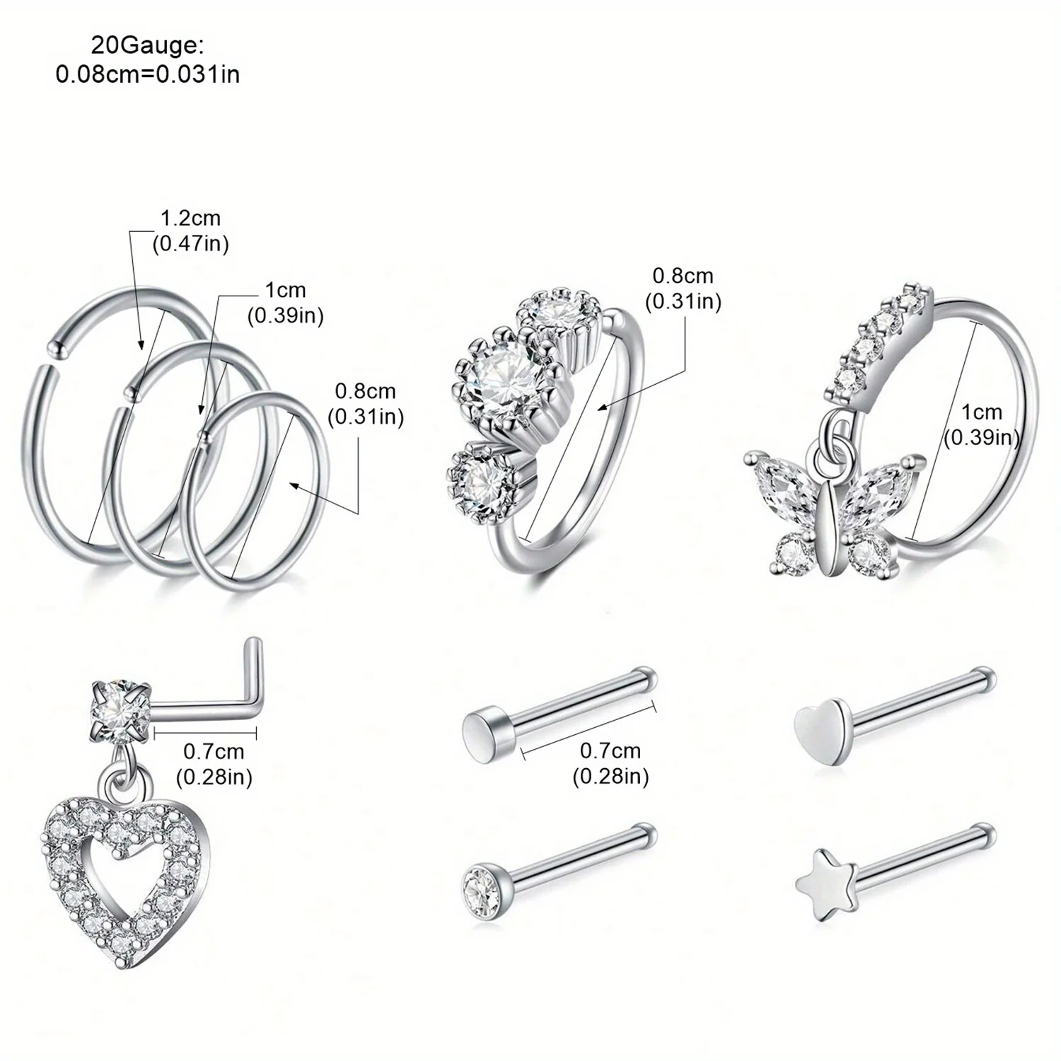 Thumbnail 2 - #38 New Ear Stud Piercings Arrivals