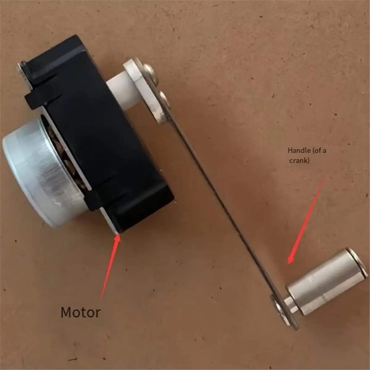 ABPF Mini Hand-Cranked Generator Emergency Low-Speed External Rotor High Efficiency Portable Outdoor
