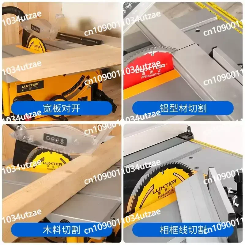 Dust-Free 8-Inch Wood Cutting Machine  1500W Desktop Portable Woodworking Sliding Table Saw M1H-ZP3-210