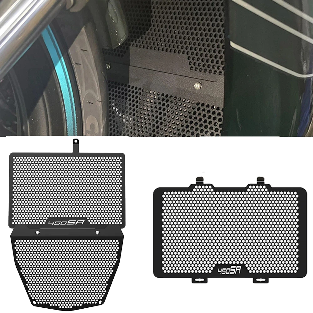 

FOR 450SR 2023 2022 2024 Motorcycle Accessories 450SS 450 SR Radiator Grill Oil Cooler Cooled Guard Cover Set