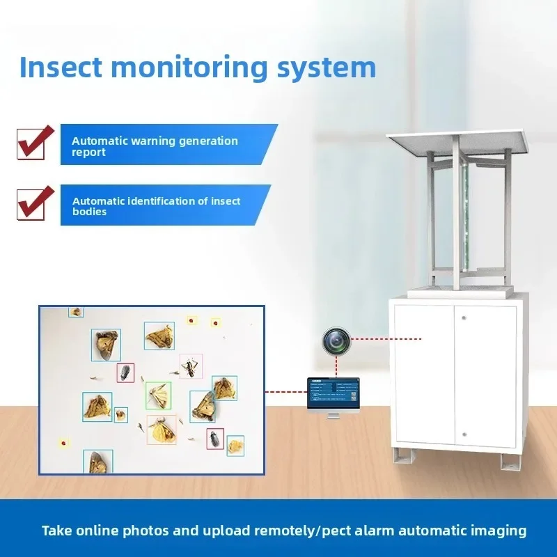 Monitoring System Intelligent Detection AI Identification Agricultural Pest Remote Processing Equipment Insect Detection Light