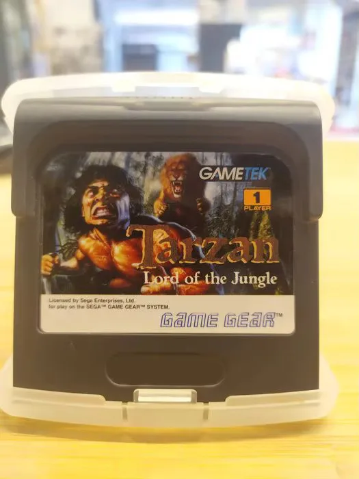 

8bit GAME GEAR cartridge : Tarzan Lord of the Jungle ( PAL Version!! ）