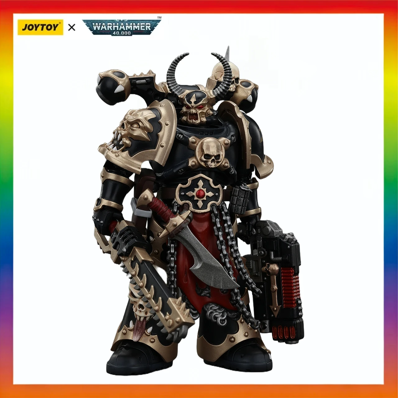 

Оригинальная фигурка JOYTOY Chaos Space Marines Black Legion Chosen с Combi-melta и Chainsword, масштаб 1/18, модель для коллекционирования, подарок.