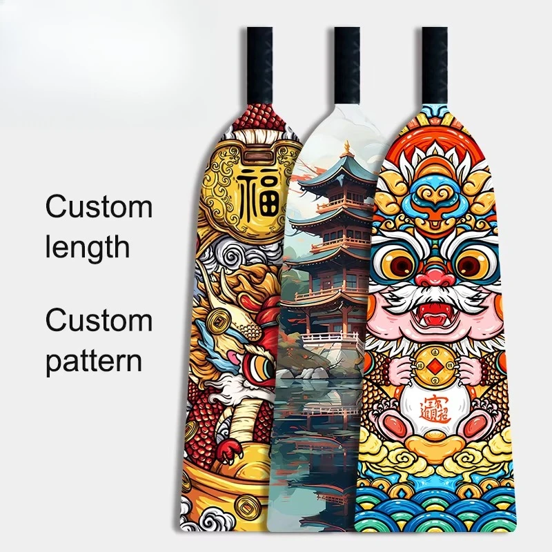 High Strength Modulus Custom Adjustable Dragon Boat Carbon Fiber Paddle Shifter for Kayak Racing Hot Melt Stretching