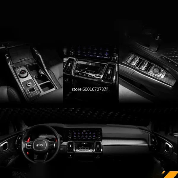 

Автомобильные аксессуары для Kia Sorento MQ4 2021-2023, крышка панели переключения передач из АБС-пластика, центральная защитная крышка для кондиционера, Стайлинг автомобиля
