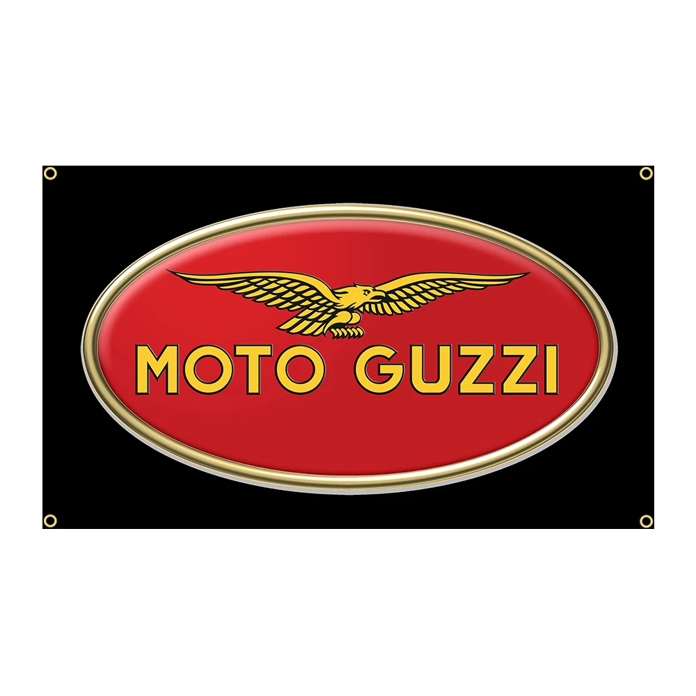 90x150cm Italy Moto Guzzi Motorcycle Flag Polyester Printed Garage or Outdoor Decoration Banner Tapestry