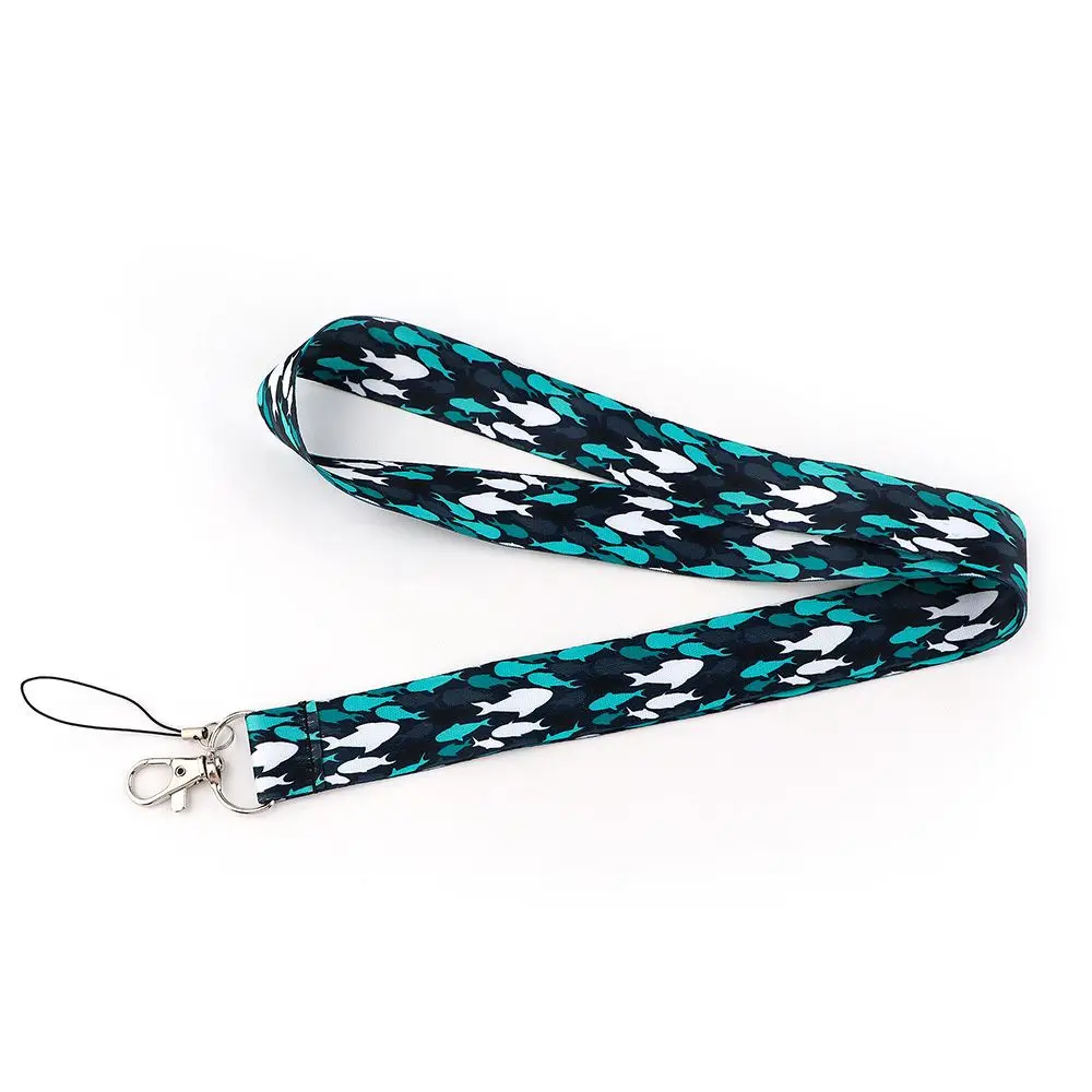 

Hang Rope Key Ring Holder ID Badge Holder Marine Animal Phone Lanyard Mobile Phone Strap Whale Shark Lanyards Phone Hang Rope