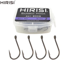 50pcs Coating High Carbon Stainless Steel Micro Barbed Fish Hook Carp Fishing Hooks 8009 Fishing Tool Accessories