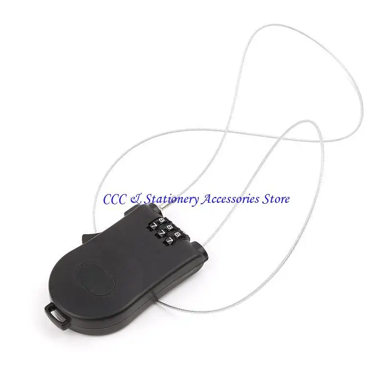 Q1JC Retractable Rope Rope Password Lock Locked Locker Outdoor Keyed Padlo