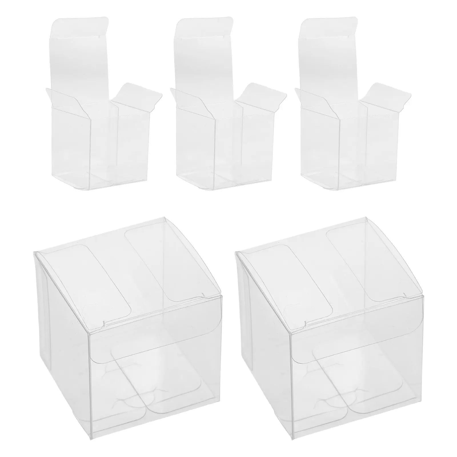 5Pcs Clear Golf Ball Display Case Transparent Portable Organizer Crystal Ball Holder Storage Box Dustproof Golf Bag Organizer view 5