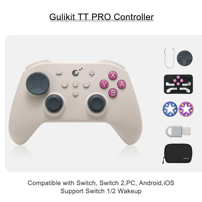 GuliKit TT Pro/Max Wireless Controller for Nintendo Switch 1/2