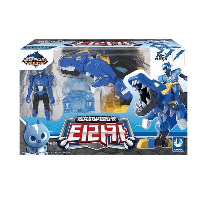 Symulacja Transformacji Zwierząt Deformacja Mini Agent Zabawki Mini Force Super Dinozaur Figurki Akcji MiniForce X