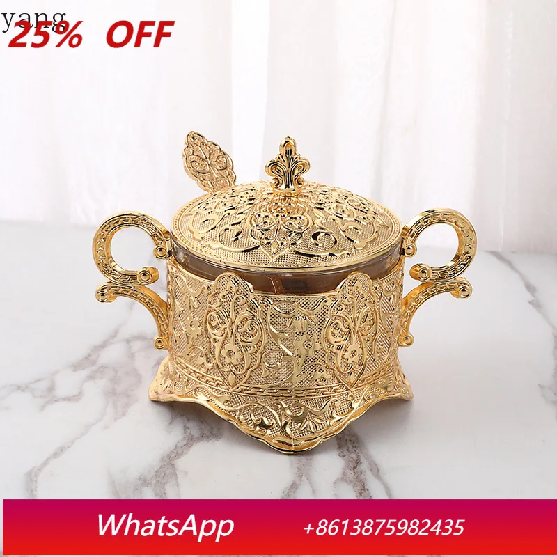 

CX glass seasoning box kitchen supplies, creative ornament sugar cup box