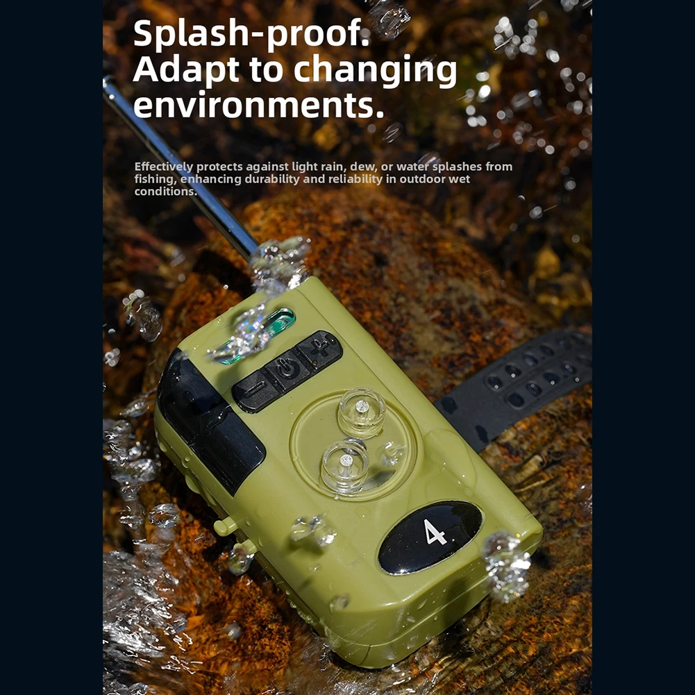 

Набор сигнализаторов поклевки для морской рыбалки, высокая чувствительность, с беспроводным радиусом действия 500 метров и регулятором громкости для нескольких удочек