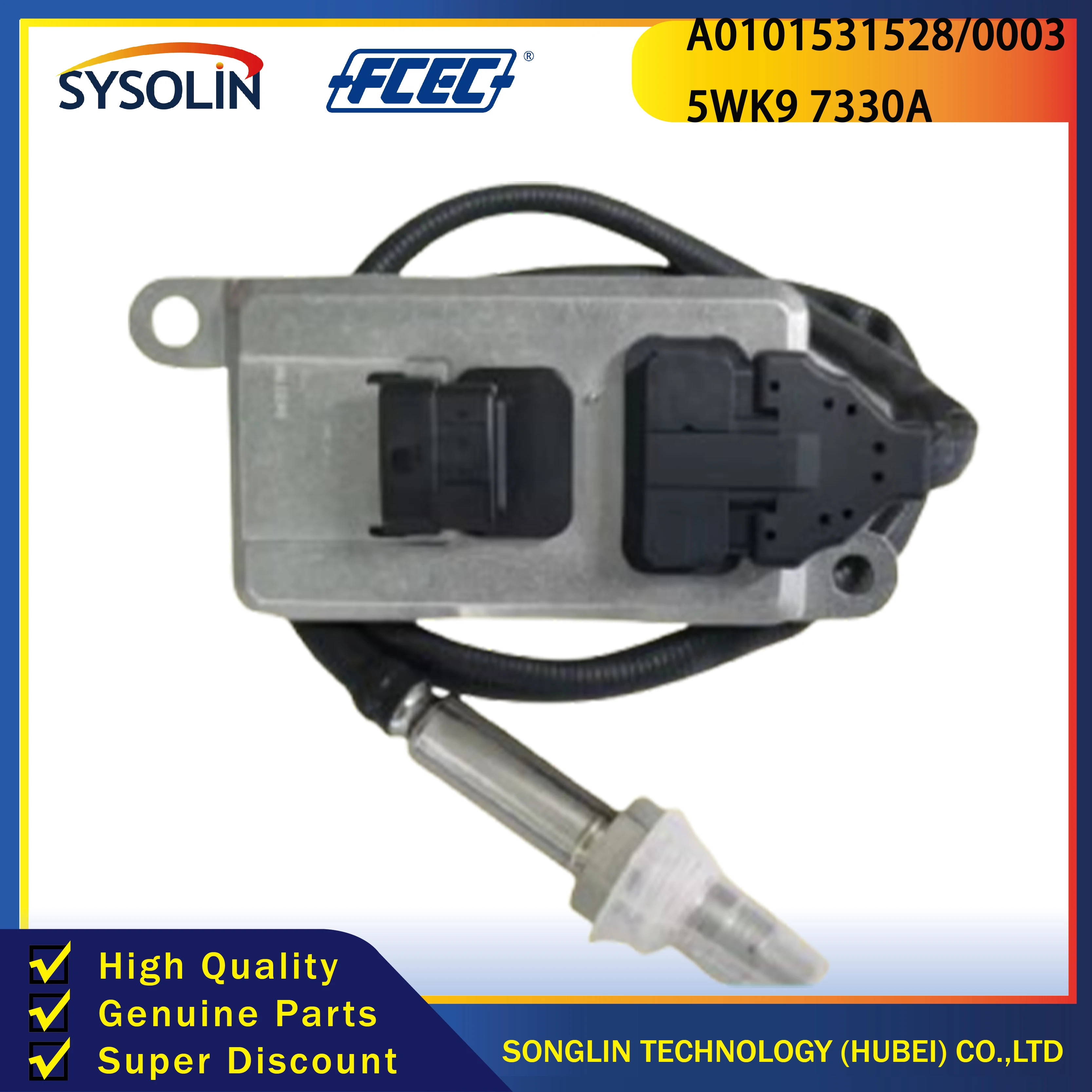 100% Tested Nitrogen Oxygen Sensor 5WK9 6675A NOX Sensor A034X847/2894940 5WK9 6675A For Truck