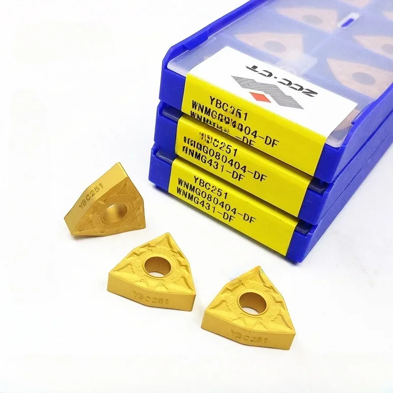 

ZCC.CT Original WNMG060408 EF PM DM DF EF NF YBC YBG YBM External Turning Tool Carbide Inserts CNC Lathe Cutting Turning Inserts