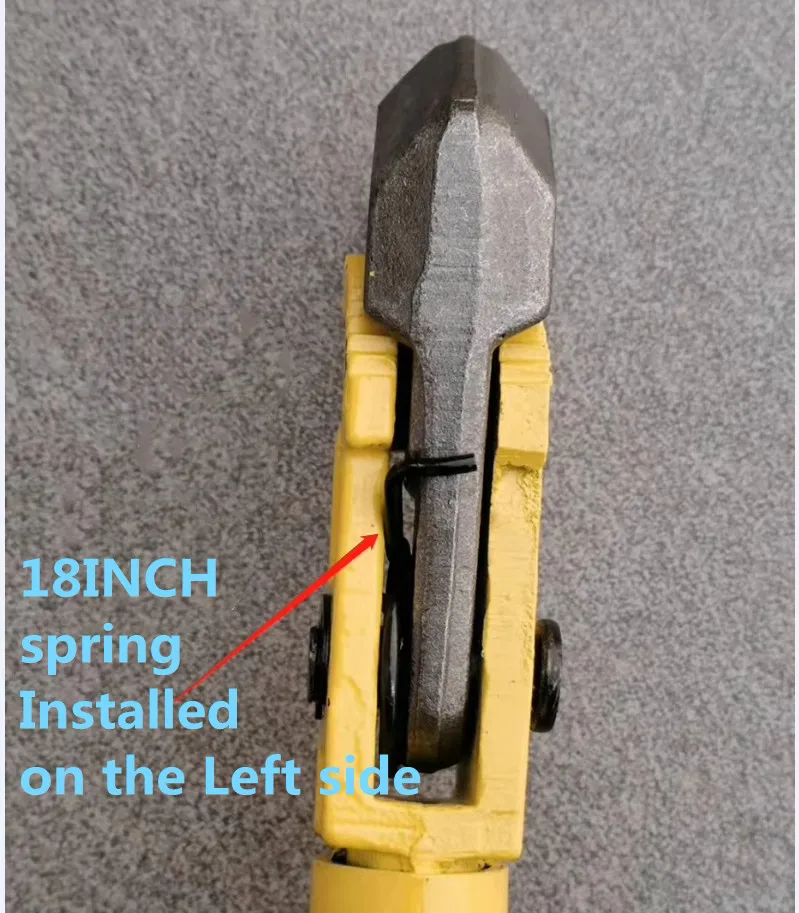 Fotografia 5: 4 peças 18 polegadas/24 polegadas chave de barra de aço acessórios mola de torção