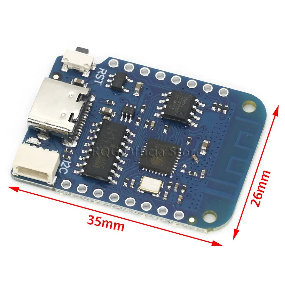 WEMOS D1 Mini V4.0.0 TYPE-C USB WIFI Internet of Things Board based ESP8266 4MB MicroPython Nodemcu Arduino Compatible