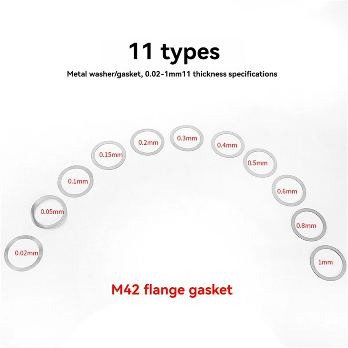 N18R الشفاه 0.1-1 مللي متر مواصفات متعددة شفة من الفولاذ المقاوم للصدأ طوقا كاميرا التصوير الفلك تلسكوب جزء M42