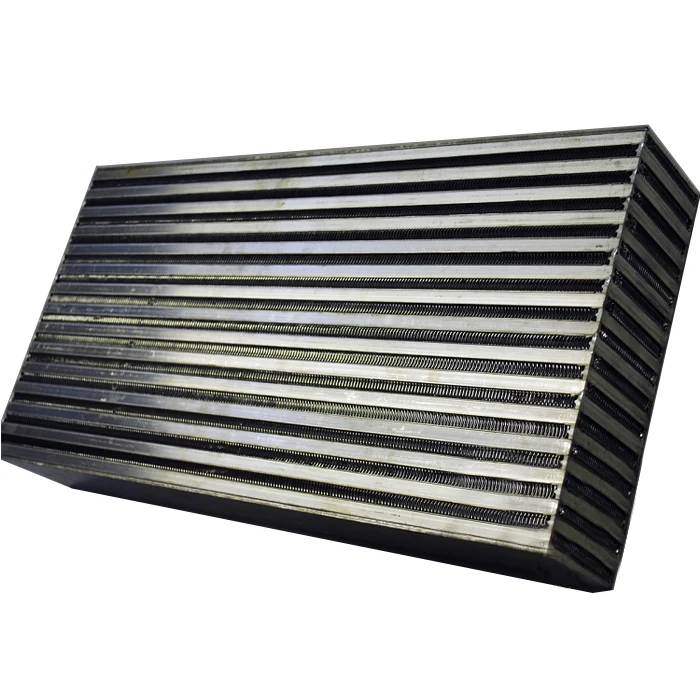 

Customized Aluminum Plate Fin Type Intercooler Charge Air Cooler Core For Sale