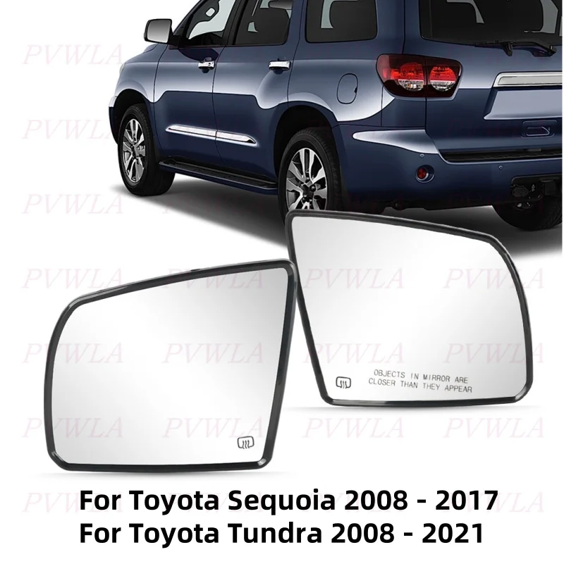 

Rearview Mirror Glass With Heating For Toyota Sequoia/Tundra 2008 2009 2010 2011-2017 Car accessoires 87906-0C020 87903-0C020