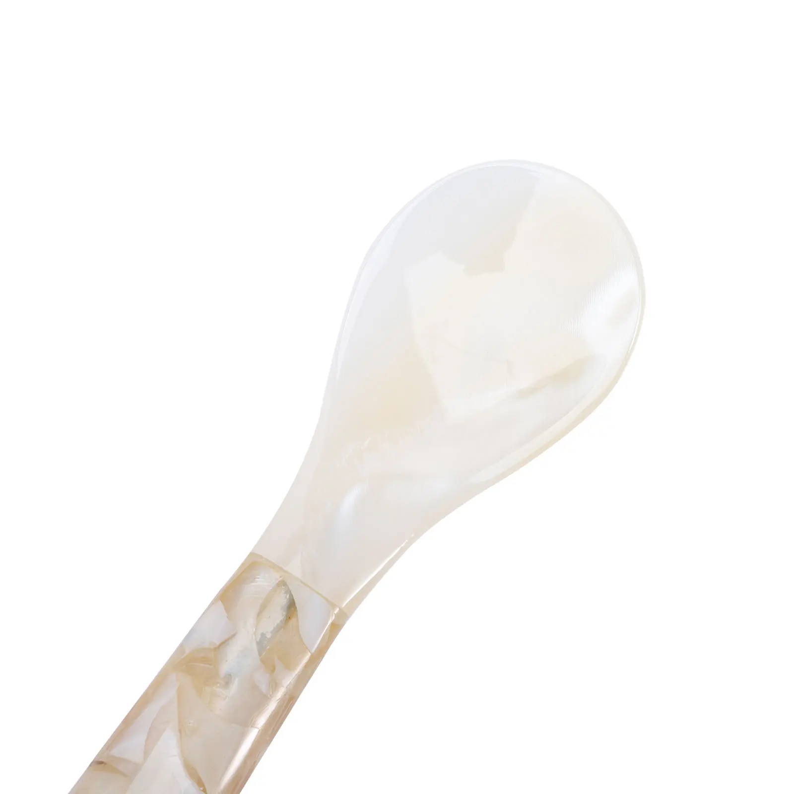 

Highly Polished Smooth Surface Shell Spoon Easy Clean Hand Dishwasher Safe Exquisite Food Serving Kitchen Supplies