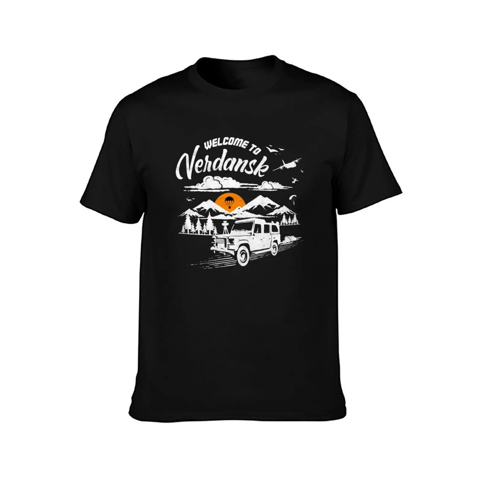 Homem camiseta para verdansk para luxo bem-vindo simples camisa gráfica camisas pacote masculino t preto algodão homem camiseta t