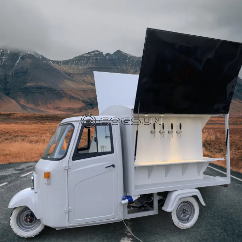 

Пищевой грузовик Piaggio Ape, оборудование для всей кухни, мобильный киоск, барный грузовик, мороженое, строительный трейлер для кухни