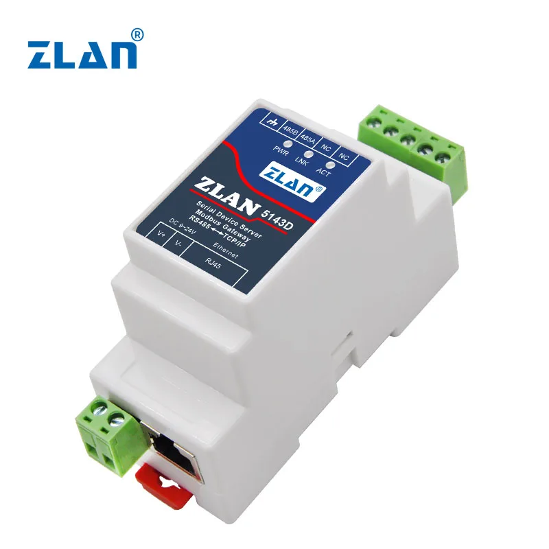 خادم تسلسلي صناعي ، Din Rail ، RTU ، MQTT ، Rs485 إلى RJ45 Ethernet