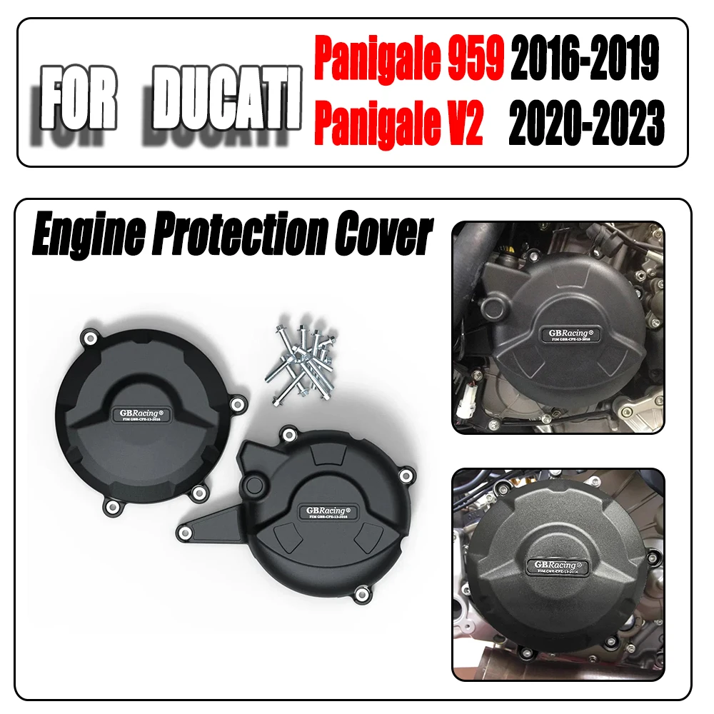 

Motocrosss Engine Cover Protection Case for DUCATI Panigale V2 2020-2022 959 2016-2019