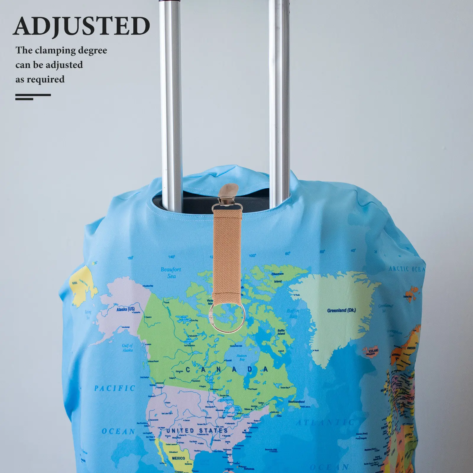 

Комплект из 2 шт. эластичных регулируемых зажимов для шляп и перчаток, многофункциональные уличные клипсы для крепления к багажу, для мужчин и женщин