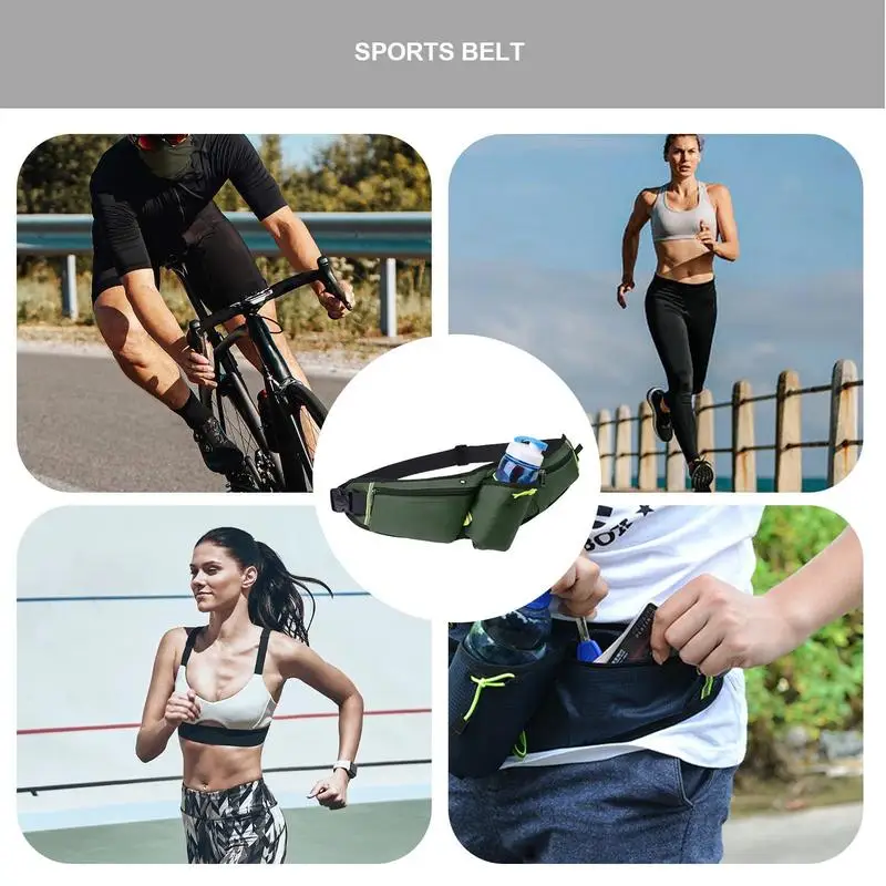 Sports Fanny Pack Water Bottle Elastic Waterproof Mobile Phone Bag Mobile Phone Fitness Bag Water Bag Backpack Outdoor Run Gear