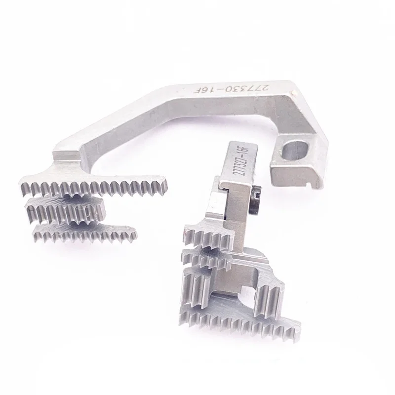 SIRUBA 988 PEGASUS EX JACK 798 Overlock Guage Set 5 Thread Needle Plate Clamp Presser Foot Feed Dog Industrial Sewing Machine