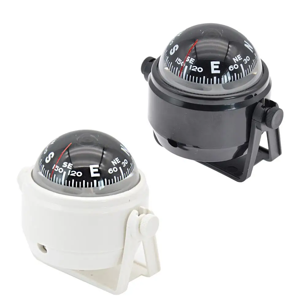 Sea Marine Electronic Digital Compass Boat Caravan Truck Black Car Compass Boat Equipment