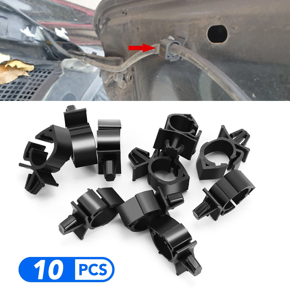 Arnés de cableado para coche, Clip de sujeción para Volkswagen VW Golf 4 5 6 Polo Passat B5 B6 B7 Mk6 Tiguan Gol Cross Fox Plus CC, 10 piezas