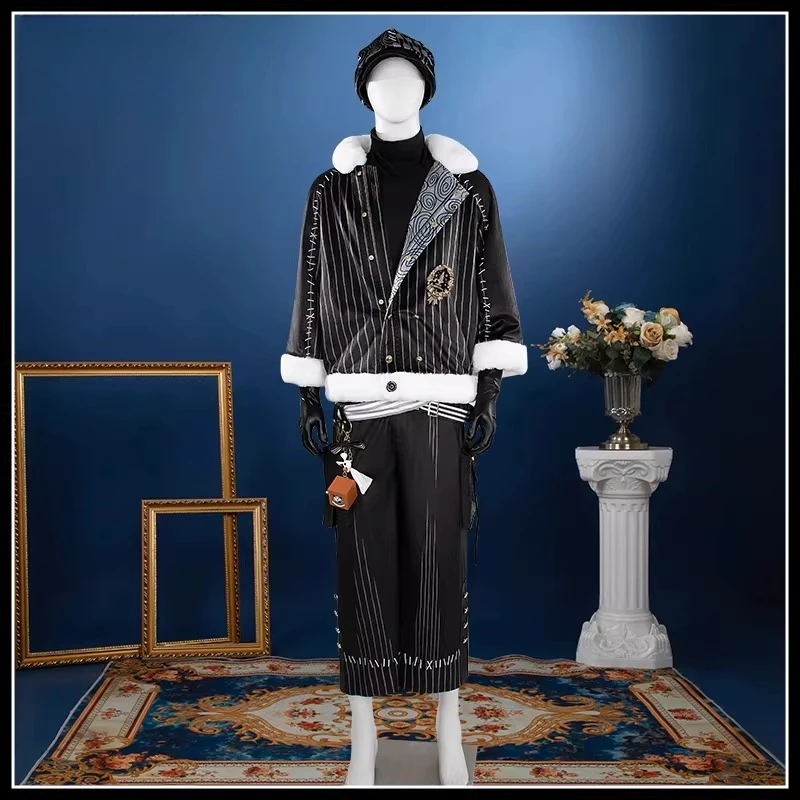

Silver Cosplay Costume Twisted Wonderland Lost in the Book First Christmas Nightmare Outfit Halloween Party Role Play Uniform