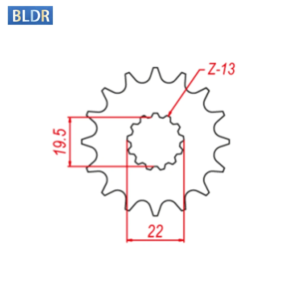 520-13T 520 13T 13 Tooth Front Sprocket Gear Wheel Cam For Suzuki LT160 LT160E Quadrunner 160 LT 160 LT-F160 LTF160 LTF LT-F 160