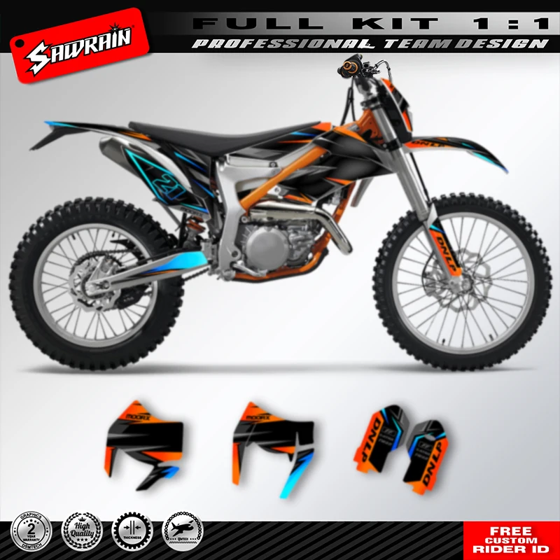 

Sawrain For KTM Freeride 2012-2017 2018-2020 Full Set Motorcycle Graphics Decals Stickers Kit Number Name Custom
